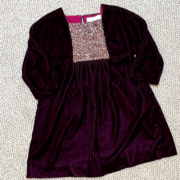 Zara girls velvet dress - Picture 1 of 4